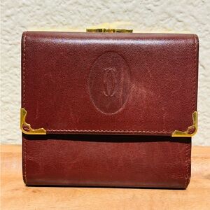Vintage Cartier wallet with Coin Pouch
